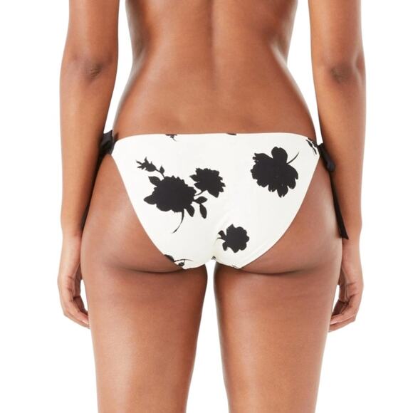 NWT! Kate Spade Side Bow Tie Bikini Bottom in Ivory - Size Large - Picture 2 of 6